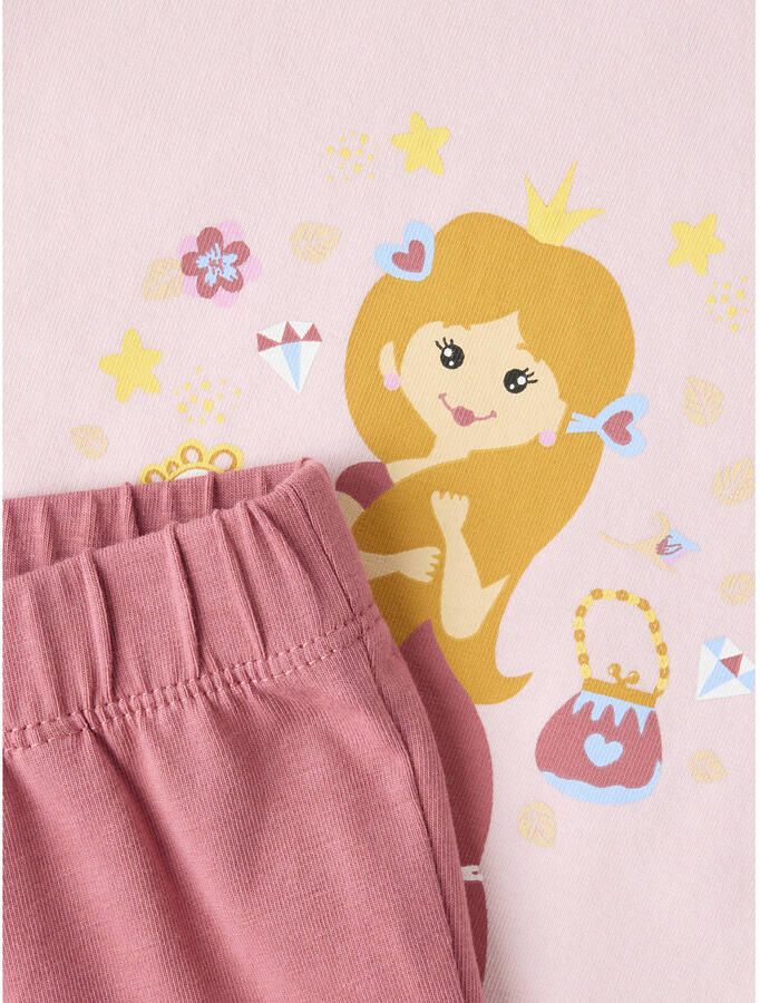 NAME IT MINI pyjama met print roze lichtroze - Foto 2
