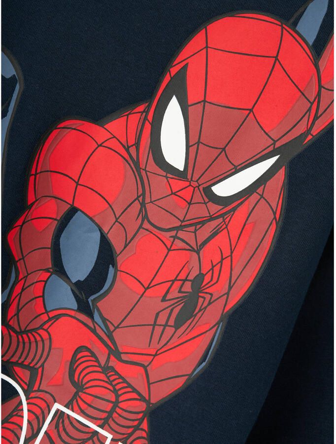 NAME IT MINI pyjama NMMALFRED Spiderman donkerblauw rood