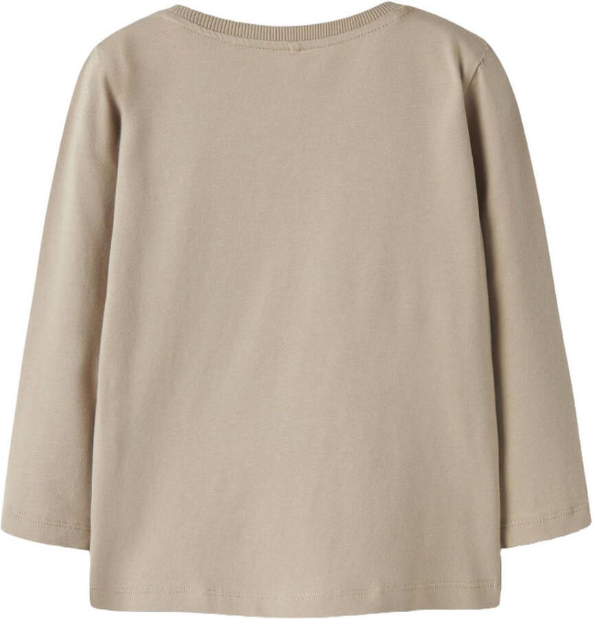 NAME IT MINI rechtvallend longsleeve met print beige - Foto 2