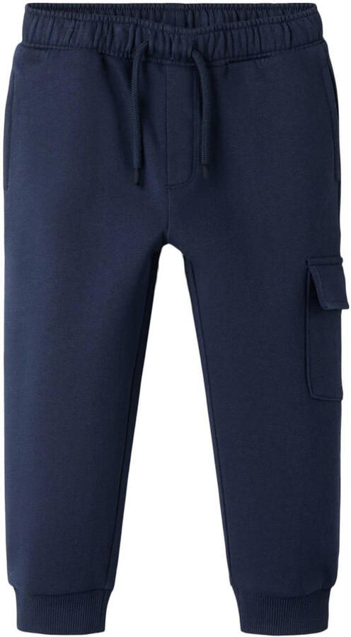 NAME IT MINI regular cargo broek donkerblauw