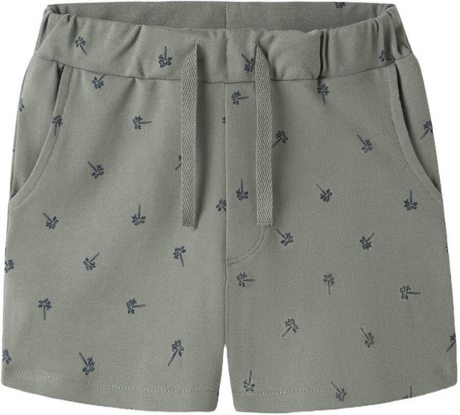 NAME IT MINI regular casual short grijsgroen