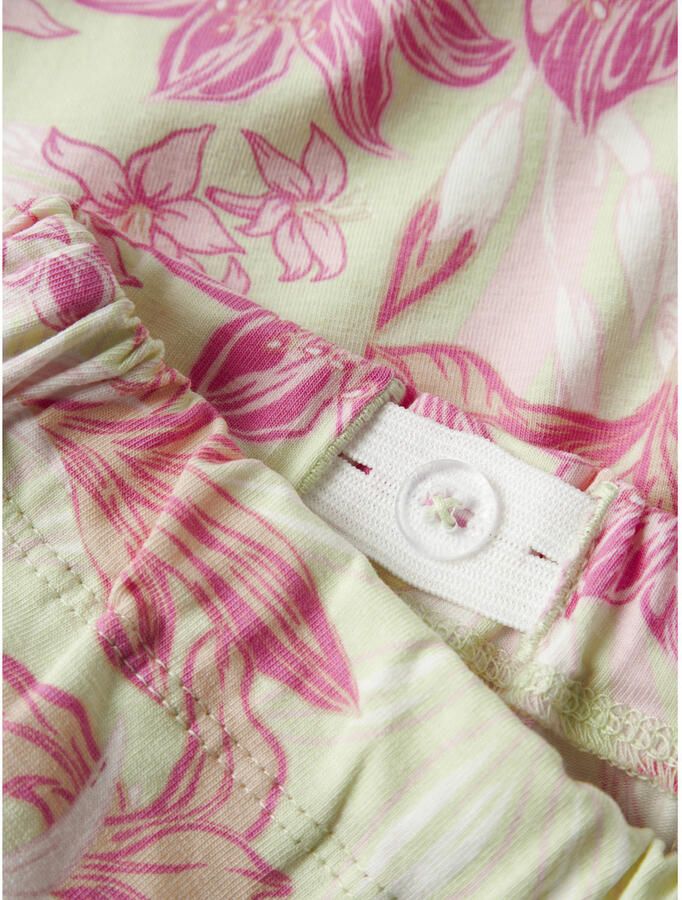 NAME IT MINI regular gebloemde casual short roze - Foto 3