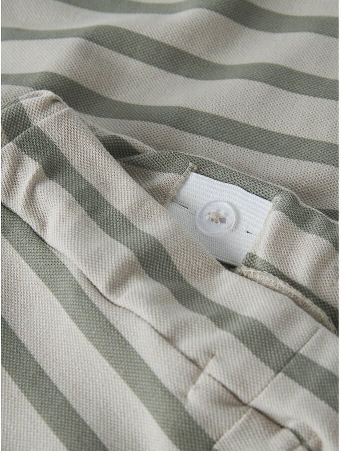 NAME IT MINI regular gestreepte casual short grijs - Foto 2