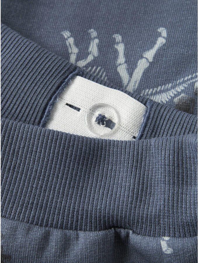 NAME IT MINI regular sweatshort blauw Korte broek All over print - Foto 2