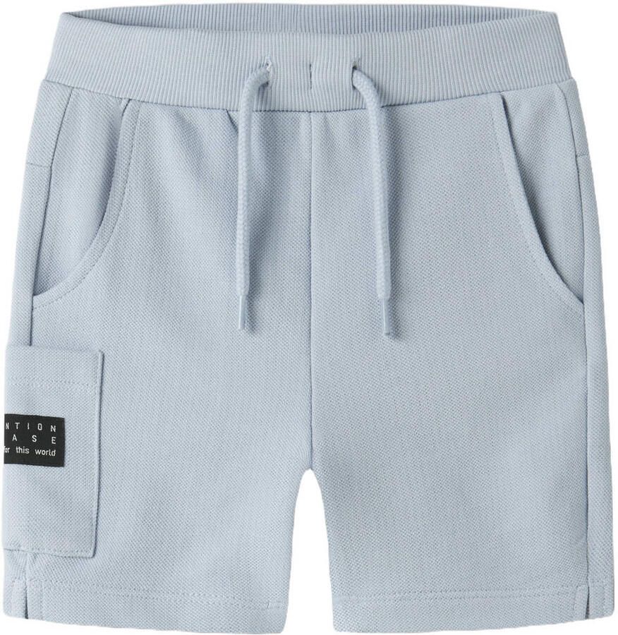 NAME IT MINI regular sweatshort lichtblauw
