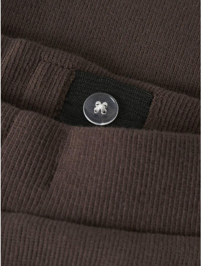 NAME IT MINI regular waist joggingbroek donkerbruin - Foto 2