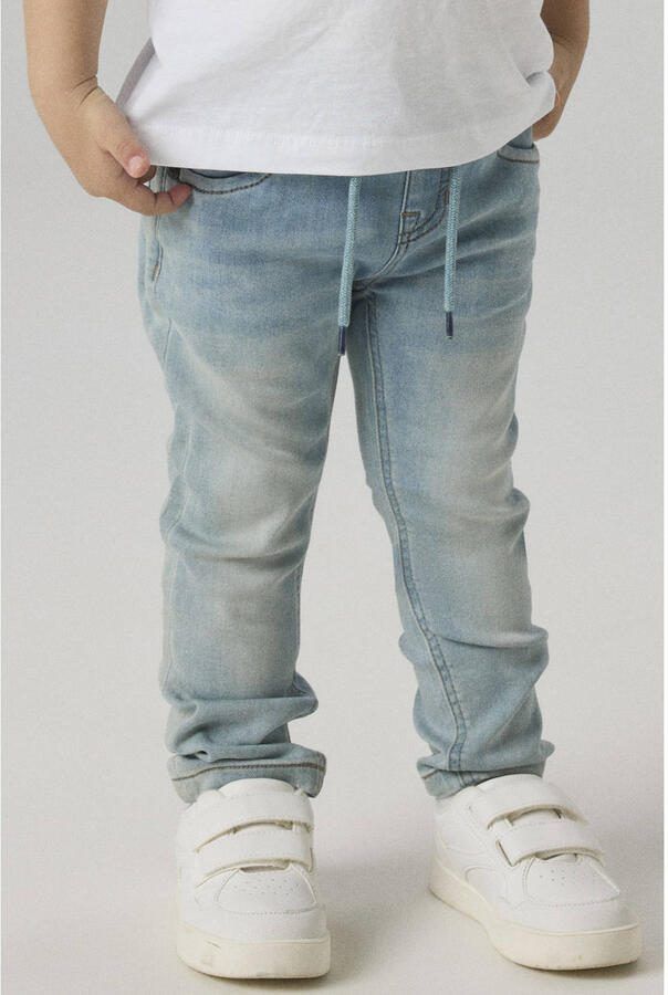 Name it MINI slim fit jeans NMMRYAN light blue denim Blauw Jongens Jog denim 116 - Foto 2