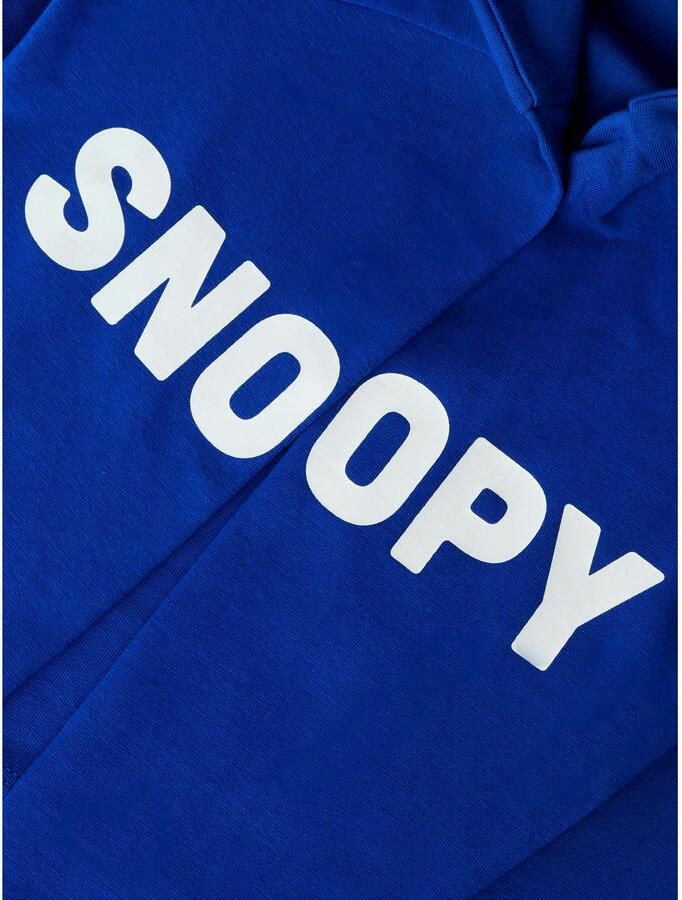 NAME IT MINI Snoopy rechtvallende longsleeve blauw - Foto 2