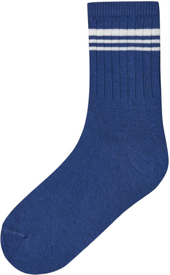 NAME IT MINI sokken met print blauw beige groen - Foto 3