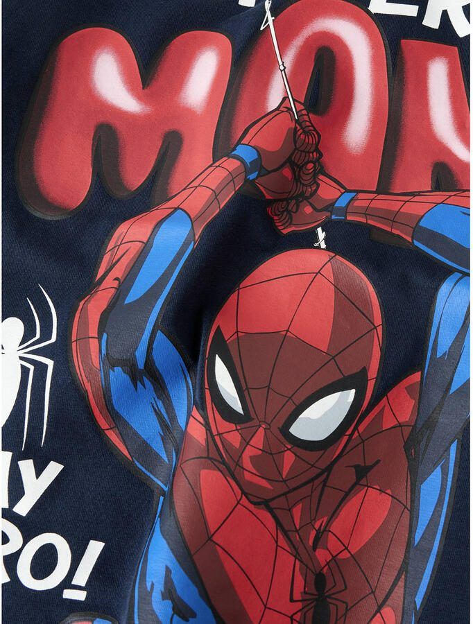 NAME IT MINI Spider-Man T-shirt donkerblauw - Foto 3