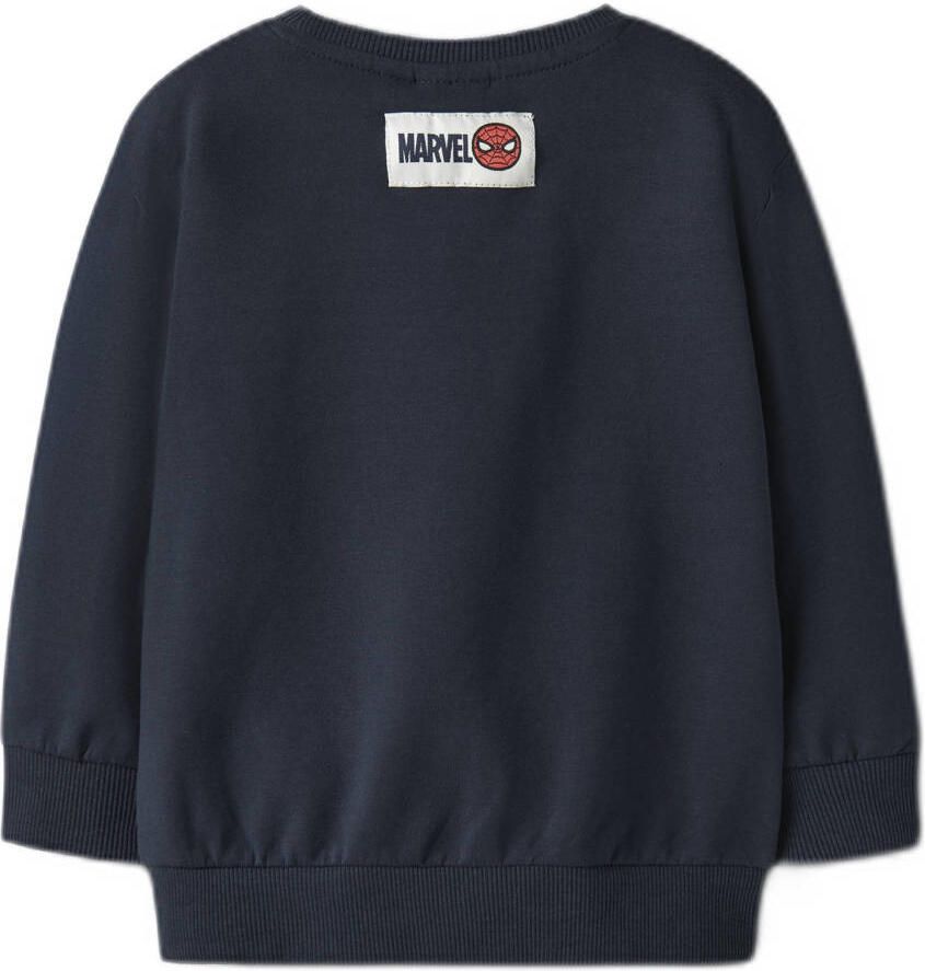 NAME IT MINI Spiderman sweater donkerblauw - Foto 2