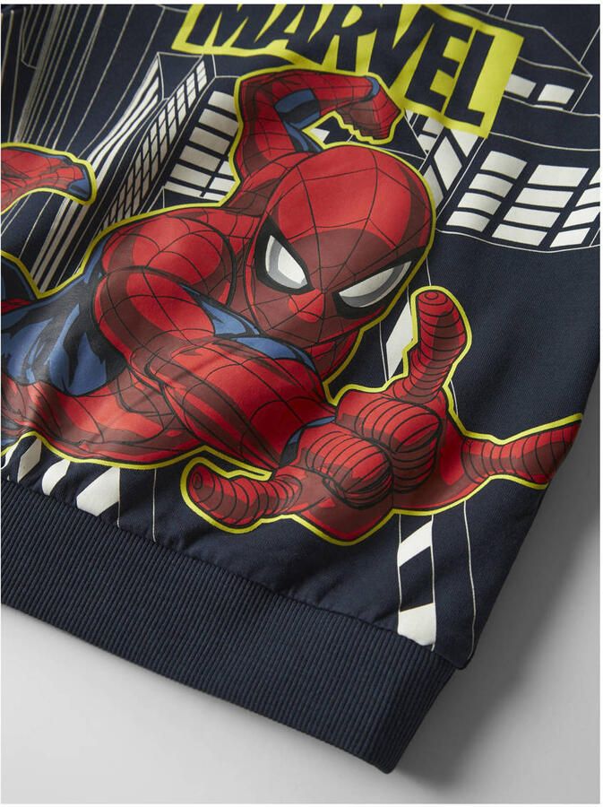 NAME IT MINI Spiderman sweater donkerblauw - Foto 2