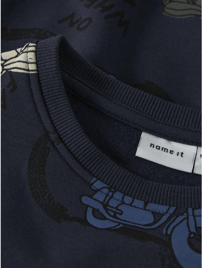 NAME IT MINI sweater donkerblauw - Foto 2