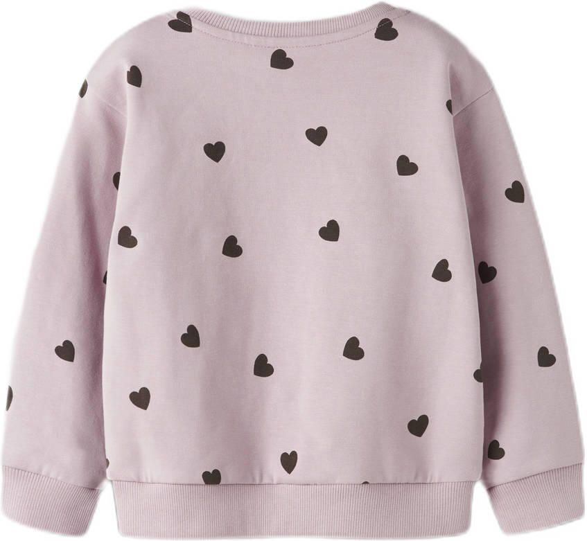 Name It Sweatshirt NMFNEHEART NREG SWEAT BRU