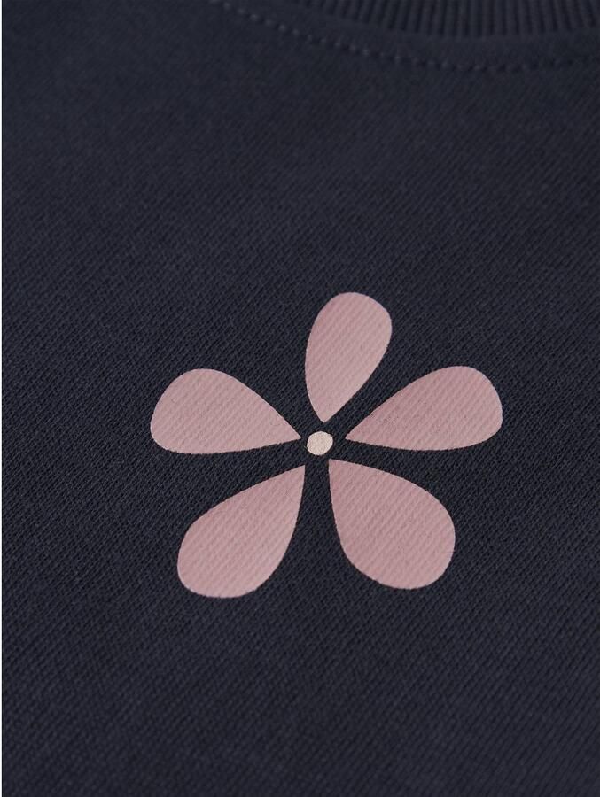 NAME IT MINI sweater met backprint donkerblauw - Foto 3