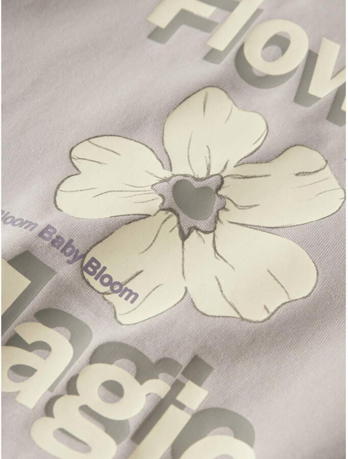 NAME IT MINI sweater met backprint grijs - Foto 3