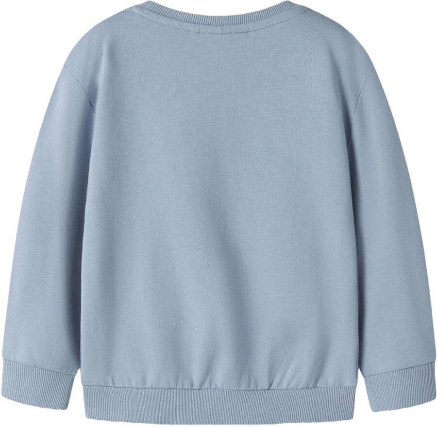NAME IT MINI sweater met print blauw - Foto 2