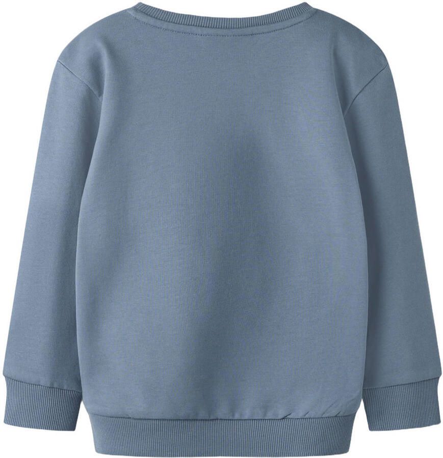 NAME IT MINI sweater met print blauw - Foto 2