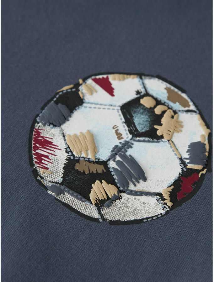 NAME IT MINI sweater met print donkerblauw - Foto 2