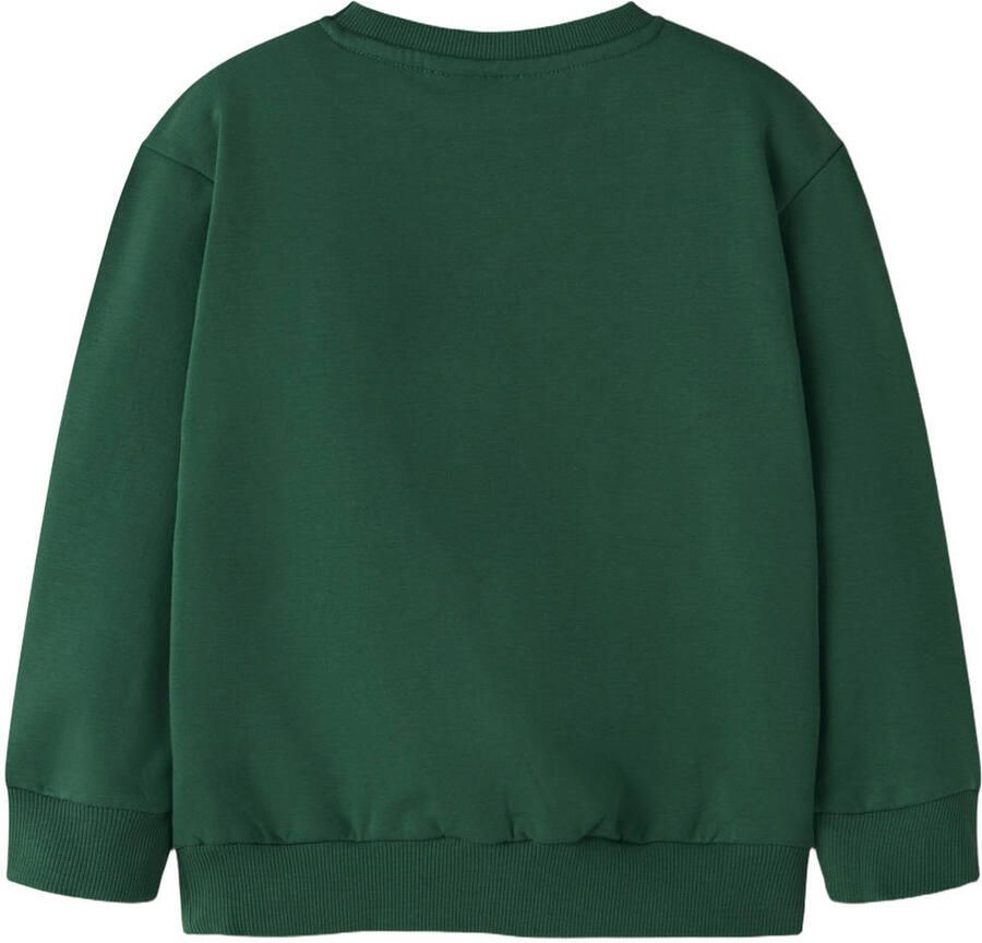 NAME IT MINI sweater met print groen - Foto 2