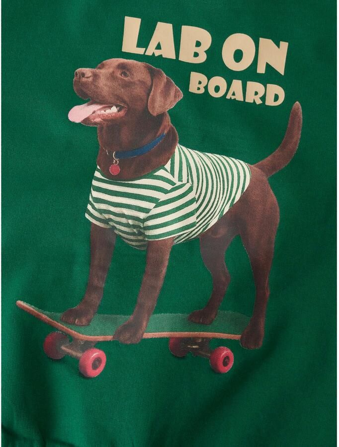NAME IT MINI sweater met print groen - Foto 2