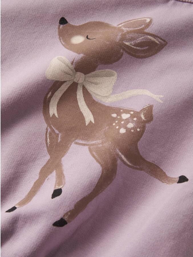 NAME IT MINI sweater met print roze Printopdruk - Foto 2
