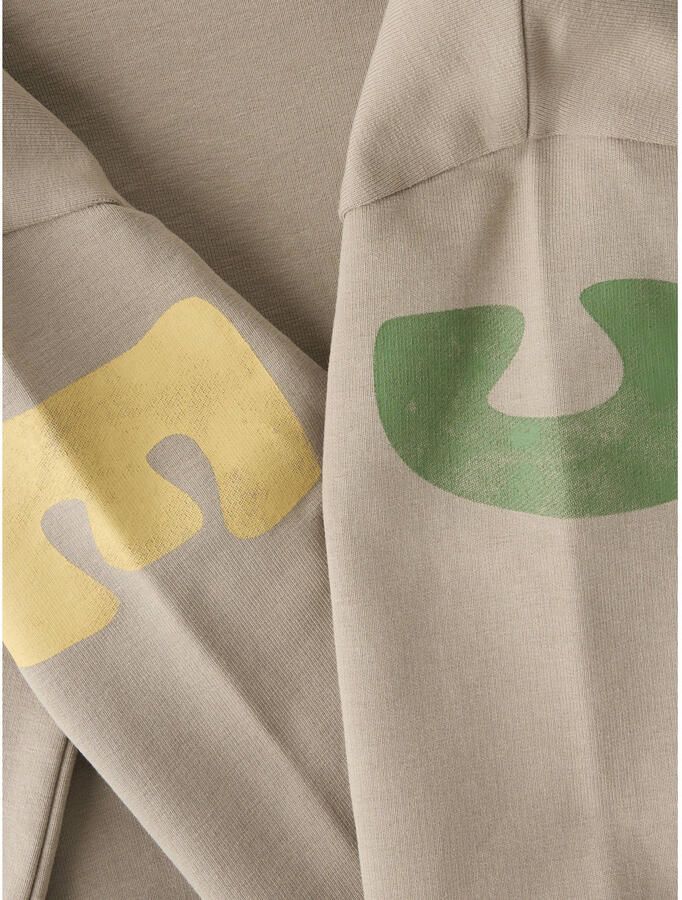 NAME IT MINI sweater met tekst beige - Foto 3
