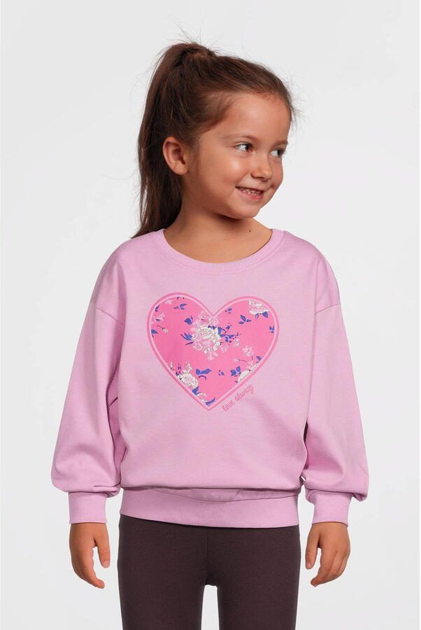 Name it MINI sweater met printopdruk roze Printopdruk 104 - Foto 4