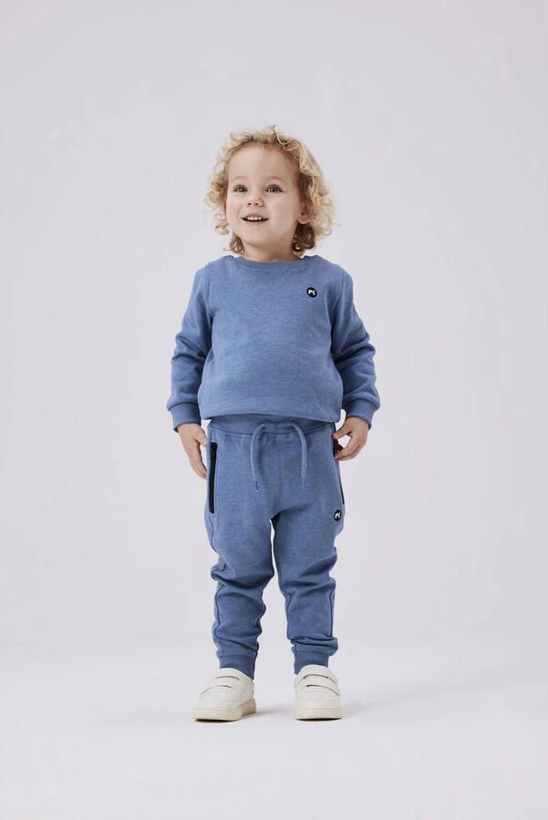 Name it MINI sweater NMMVIMO helderblauw Effen 110 - Foto 3