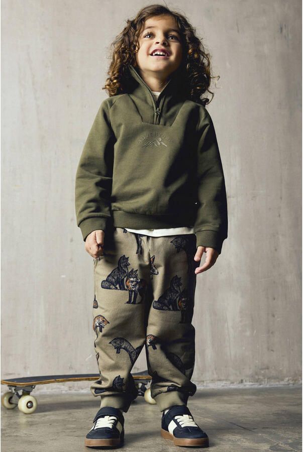NAME IT MINI sweater olijfgroen