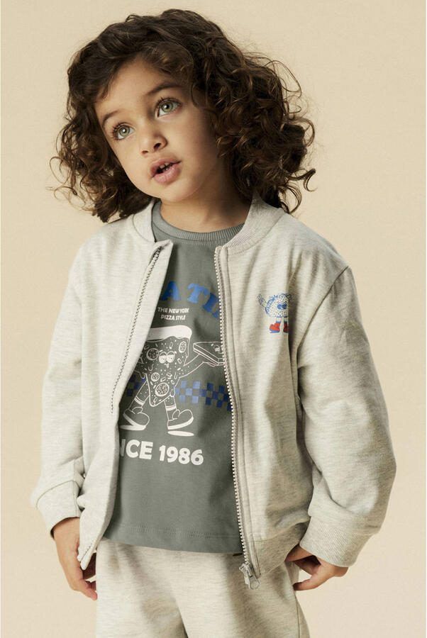 NAME IT MINI T-shirt grijs