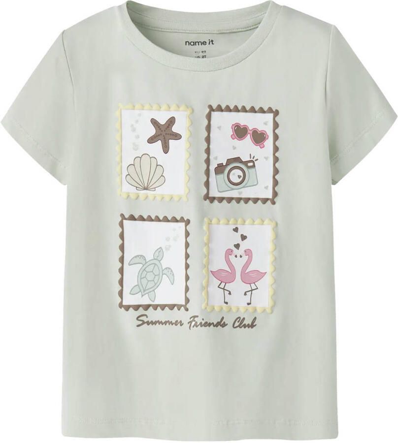 NAME IT MINI T-shirt lichtgroen