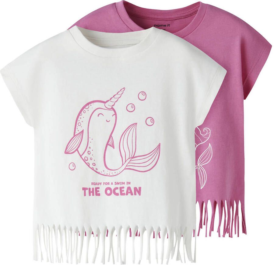 NAME IT MINI T-shirt roze