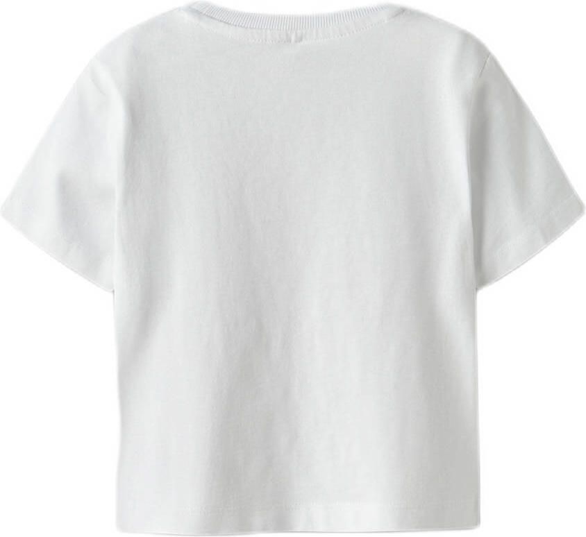 NAME IT MINI T-shirt wit met glitter - Foto 1