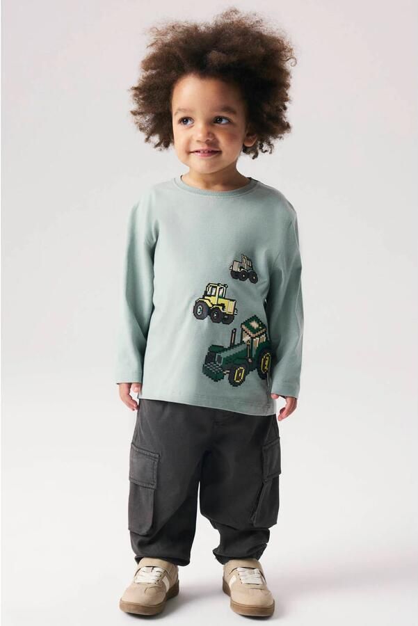 NAME IT MINI tapered babybroek bruin - Foto 2