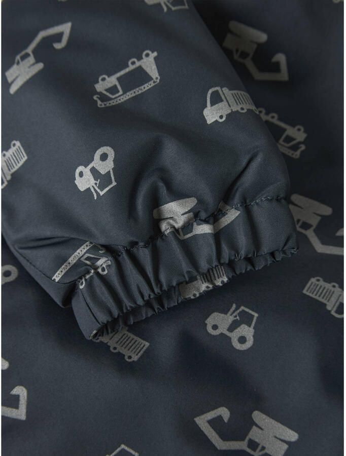 NAME IT MINI tussenjas met print donkerblauw - Foto 3