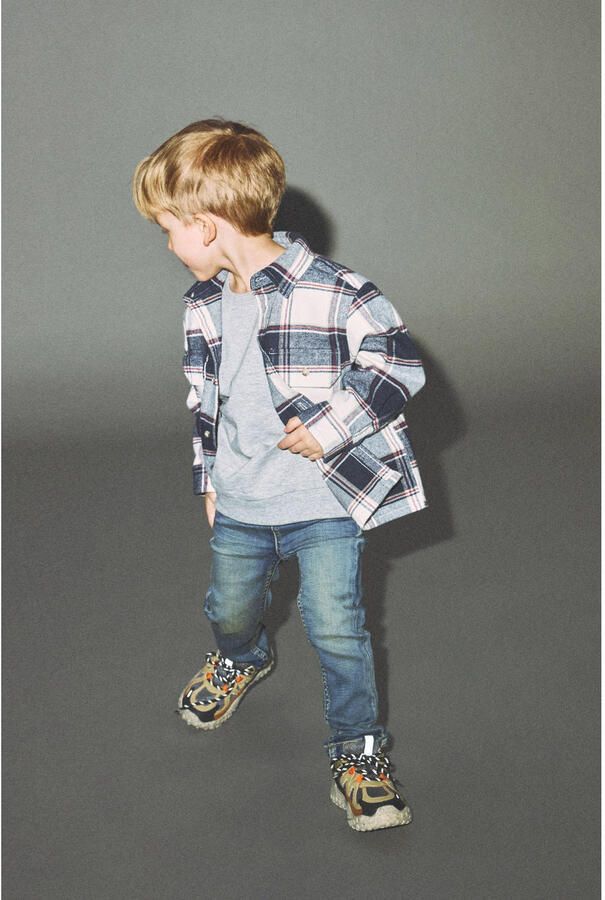 Name it MINI x-slim fit jeans NMMTHEO Blauw Jongens Stretchdenim Effen 104 - Foto 3