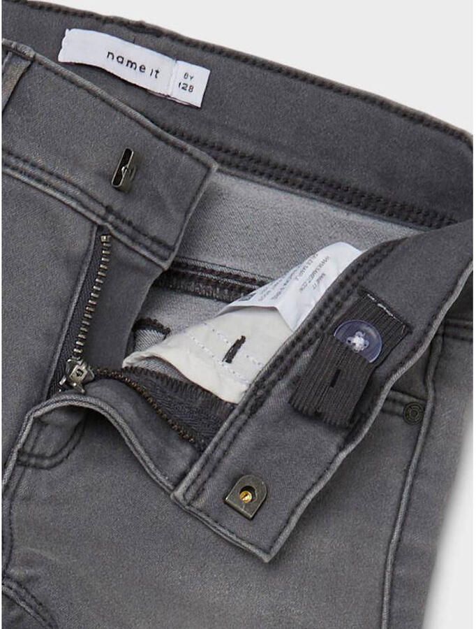 Name it skinny jeans NKFPOLLY light grey denim Grijs Meisjes Stretchdenim 128 - Foto 2