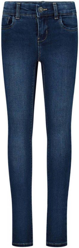 Name it skinny jeans NKFPOLLY dark blue denim Blauw Meisjes Stretchdenim 146