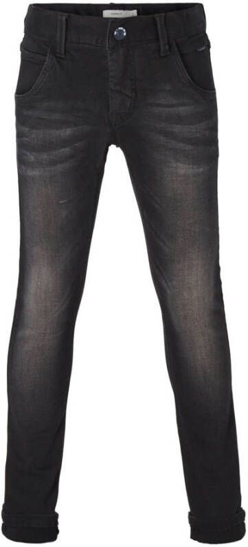 Name It Stretch jeans NITCLAS XSL XSL DNM PANT met deelnaden