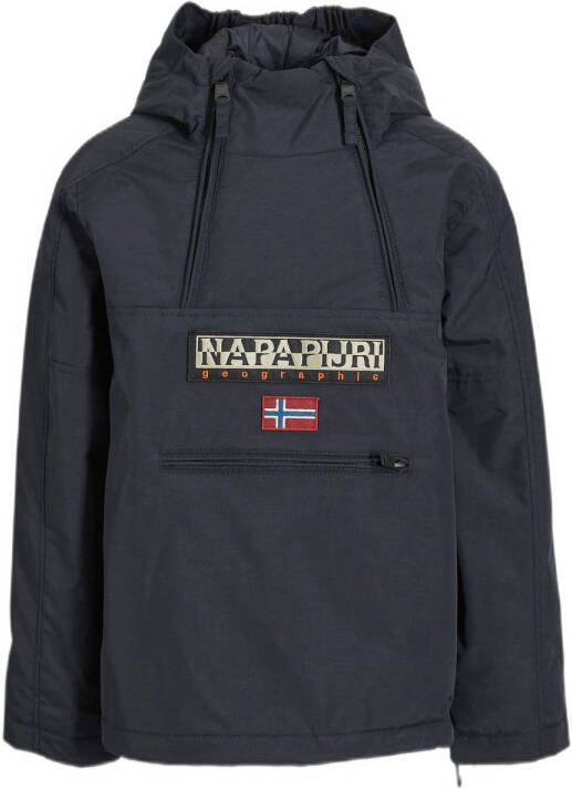 Napapijri gewatteerde winterjas Northfarer met logo zwart