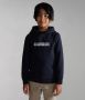 Napapijri hoodie K B-BOX H 1 met logo donkerblauw Sweater Jongens Sweat (duurzaam) Capuchon 176 - Thumbnail 1