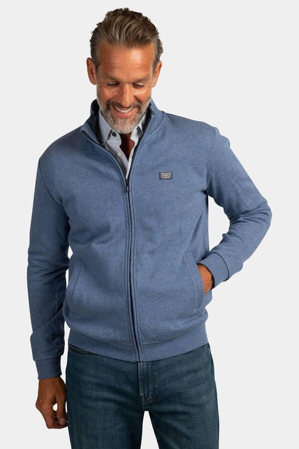 New Zealand Auckland katoenen sweatvest apri blauw