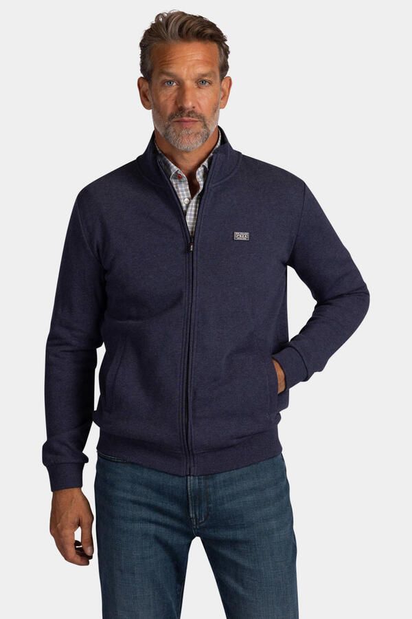 New Zealand Auckland katoenen sweatvest donkerblauw