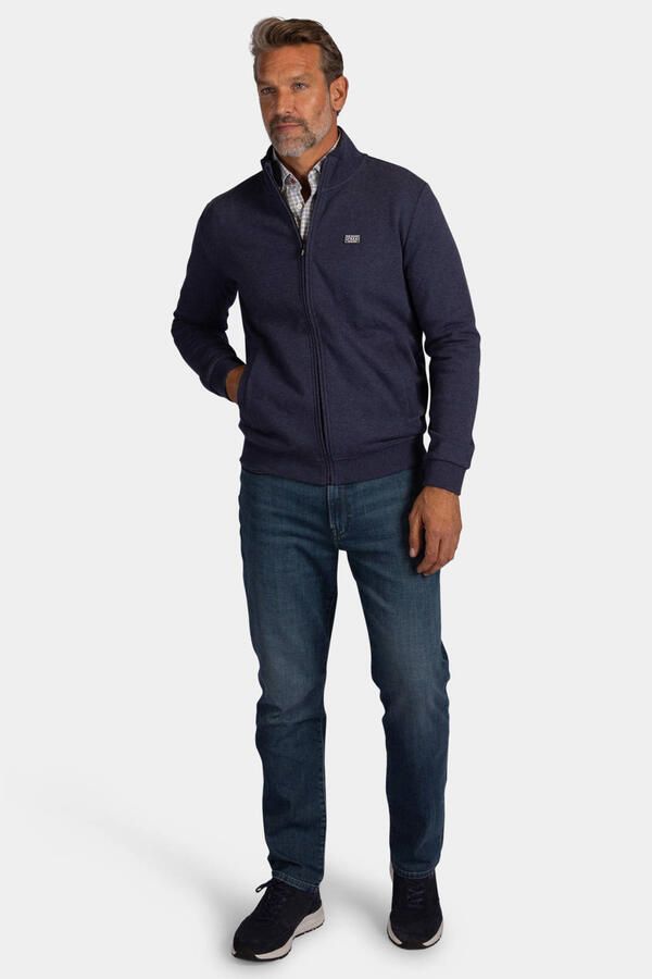 New Zealand Auckland katoenen sweatvest donkerblauw - Foto 3