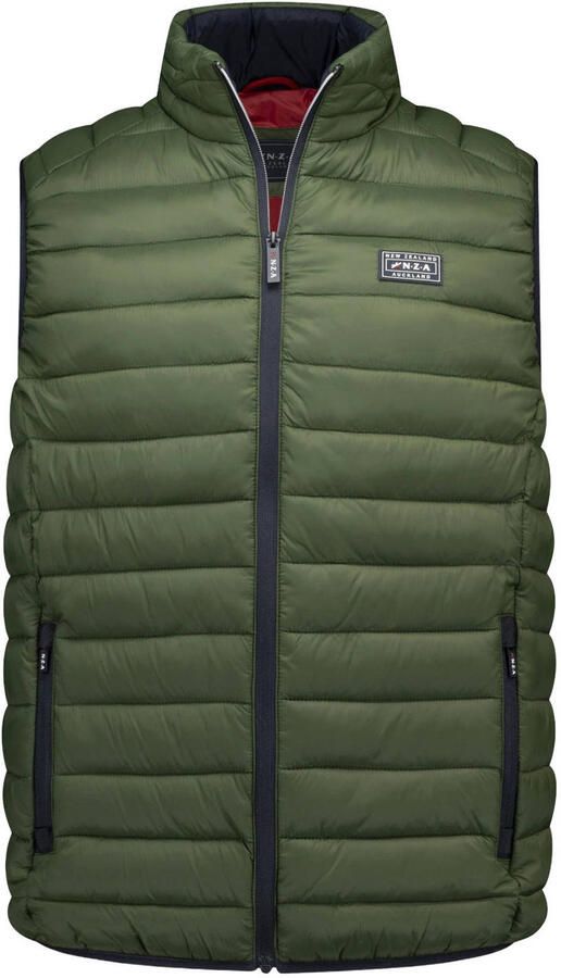 New Zealand Auckland quilted bodywarmer donkergroen