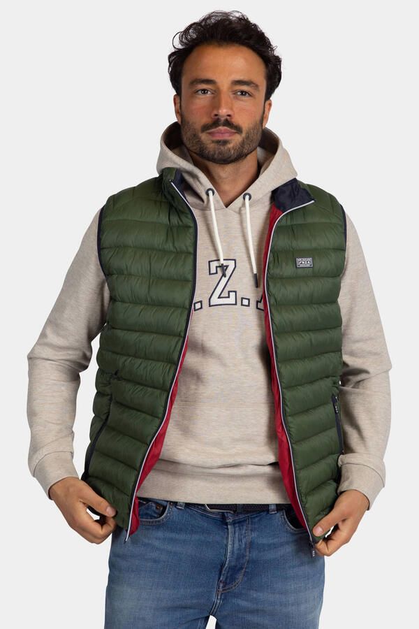 New Zealand Auckland quilted bodywarmer donkergroen