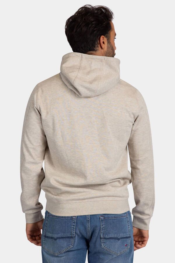New Zealand Auckland regular fit hoodie met print tan sand - Foto 3