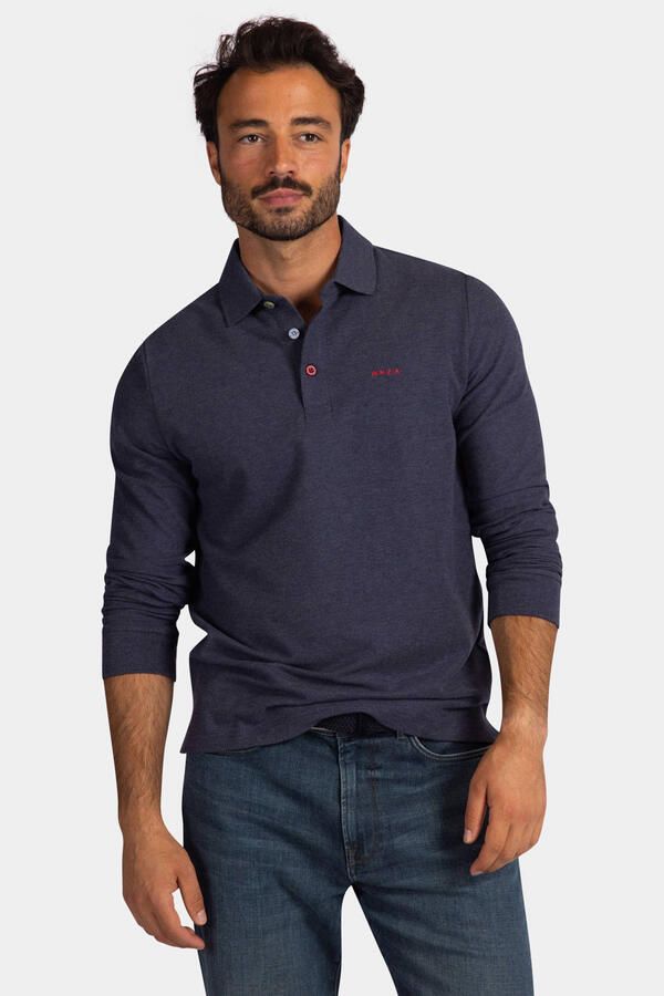 New Zealand Auckland regular fit polo donkerblauw