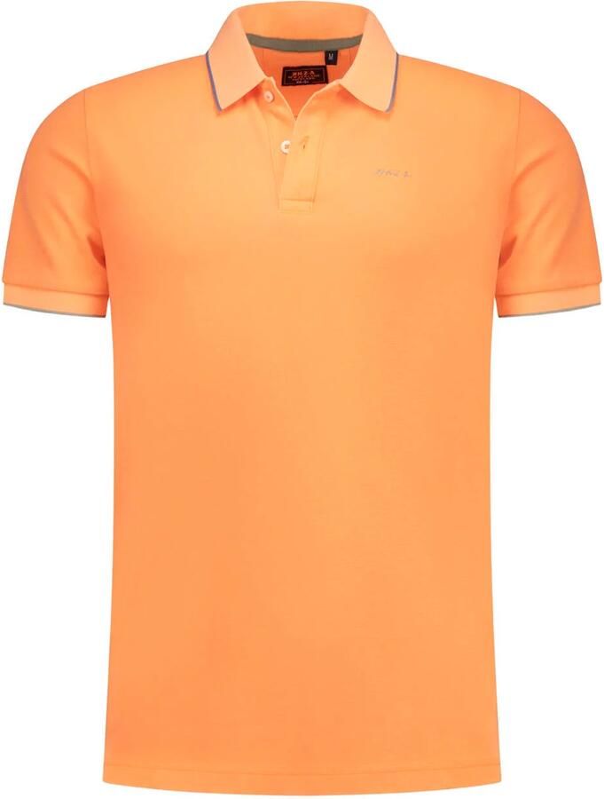 New Zealand Auckland regular fit polo oranje